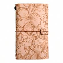 1 Sổ tay 2026, chất liệu da PU dập nổi 3D - Sổ tay có dây đeo, trang kẻ ô vuông/trống/có dòng, phong cách hoa cổ điển, dùng để lập lịch trình hàng ngày, nhật ký du lịch và phác thảo - A6 - Xem 11