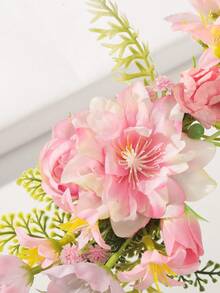 1 pieza Clip para el cabello con flor artificial bohemia y romántica, accesorio para el cabello de novia, decoración para el cabello de mujer