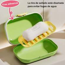 ón de Viaje, Bandeja deón de Baño Portátil A Prueba de Fugas con Bandeja Adecuada para Baño, Gimnasio - 1 - Ver 4
