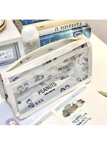 这款史努比透明铅笔盒用途广泛，可用作铅笔盒、文具袋、化妆包、收纳袋、学生钱包、手提包，也可作为圣诞节、新年、生日、节日派对礼物。 - 彩色 - 查看 3