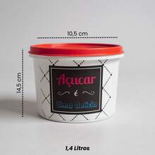 Kitchen Supplies Set Kit ECONOMIC LINE - 5 Supplies + 4 Square Jars 500 ML TPW Line - TPW 紅色 - 查看 6