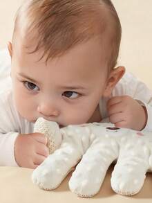 1只可爱小熊造型婴儿安抚手套，按压腹部和手部进行镇静，红豆填充内衬，可靠耐用，拉链设计，可拆卸清洗。 - 彩色 - 查看 5