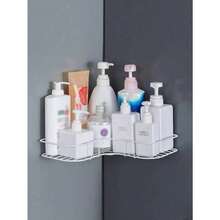 1PC Bathroom Shelf1pc Bathroom Shelf, Shower Caddy Rack, Bathroom Kitchen No Punching Triangle Storage Rack,Punch-Free Bathroom Storage Rack - màu đen - Xem 8