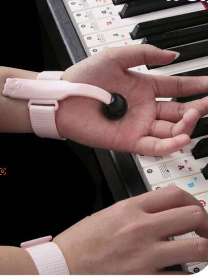 1pc Piano Hand Posture Corrector, Ergonomic Training Design, Breathable Material, Adjustable Support, Lightweight & Portable, Helps Maintain Stable Hand Posture And Develop Muscle Memory, Suitable For Self-Learning, Adult Beginners, Home Practice, Ideal Gift For Music Lovers