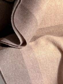 100% Wool Plaid Scarf, Versatile British Style Colorblock Warm Shawl Wrap, Winter - Khaqiq - View 5