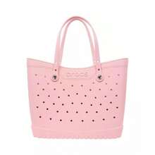 Crocs Large Classic Tote |  | Women Flat Sandals - Hồng phấn - Xem 1