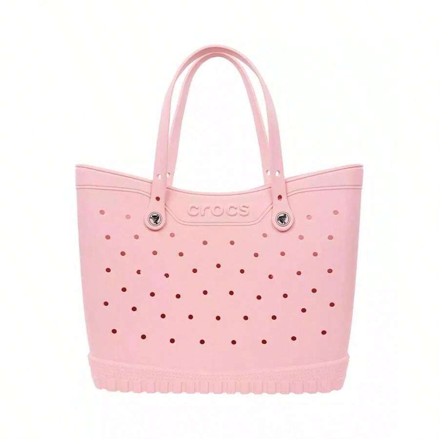Crocs Large Classic Tote |  | Women Flat Sandals - Hồng phấn - Xem 1