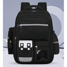 New School Cooler Backpack For Boys And Girls, With Large Capacity, Lightweight, Back Protection And Waterproof. Model 8809 - màu đen - Xem 1