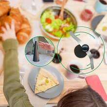 Ventilador antimoscas, ventilador de mesa portátil para exteriores, ventilador de mesa, mantiene las moscas e insectos alejados de la comida, comedor al aire libre - Negro - Ver 4