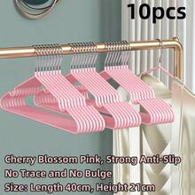 10个/20个装不锈钢加厚防滑晾衣架，多功能家用成人衣架，家用晾衣架，成人学生宿舍晾衣架，铁艺晾衣架，落地式卧室晾衣架 - 彩色 - 查看 10