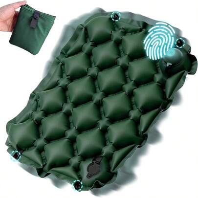 Outdoor Inflatable Seat Cushion, Anti-Moisture Camping Mat, Portable Super Light Seat Pad, Suitable For Long Flights, Sports Events, Camping, Office, Car Trips