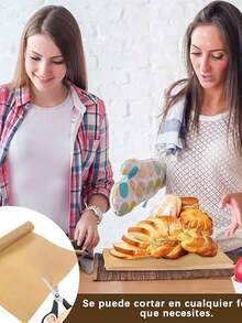 Reusable Oven Baking Paper, Dough Mat, Baking Paper 2 Pieces/4-Piece Set (30cm X 40cm) Suitable For Baking Sheets, Cake Molds, Cake Stands, Permanent Oven Paper, Baking Mat, Grill Mat, Baking, Bread Making - Multicolor - View 5