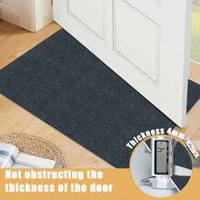 Large Anti-Slip Front Door Mat, Suitable For Indoor Entrance, Anti-Slip Welcome Doormat With Backing, Machine Washable, Anti-Slip Area Rug For Entrance, Kitchen, Living Room, Bedroom, Size: 60*90cm/23.6*35.4 Inches