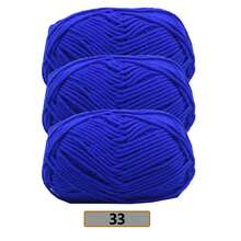 3件組/(140-150g) 5股混色毛線，約50g/件，適合春夏使用，中粗軟線，完美適用於手工編織、DIY手工藝、針織與鉤針，柔軟且多用途 - 彩色 - 查看 28
