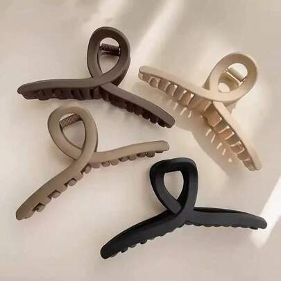 Presilha de Cabelo Estilo Clássico Fosca – Envio Aleatório entre 4 Cores  Simples    Casual    Metal