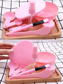 Bộ dụng cụ trộn mặt nạ 11 món, bộ tô trộn mặt nạ tự làm, tô silicon, dụng cụ làm đẹp chuyên nghiệp để trộn và thoa mặt nạ và các sản phẩm chăm sóc da - Bộ quà tặng dụng cụ làm đẹp dành cho bạn gái và phụ nữ - Nhiều màu - Xem 9