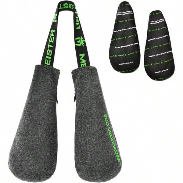 Meister Shoe And Glove  Deodorizer + Refill Absorbs Stink Powerful Refillable 1 Year Supply