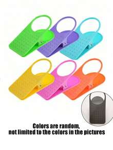 New Large Size Table Edge Cup Holder/Cup Stand, Clip-On Office Desk Edge Cup Holder ,Drinking Cup Holder Creative Portable Drinking Cup Holder Clip Clamp For Desk Table Office Cup Coffee Drink Holder(Random Color) - Multicolor - View 8