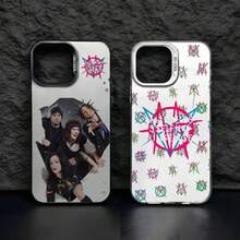Funda de teléfono M-Mindless S-Self I-Indulgence estilo navidad para 17 16 15 14 13 12 11 Pro Max multicolor mate metálico aurora, regalo festival Christmas navideñas. - z3 - Ver 3
