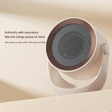 Kinglucky 静音迷你电暖器：快速加热，广角温暖，过热保护。小巧便携，适用于办公室、书桌和家庭使用。