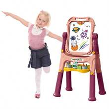 Kids Magnetic & Mechanical Drawing Boards - Pink - View 10