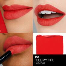 Nars Powermatte 霧面唇膏 #130 Feel My Fire (暖珊瑚色) 1.5g/0.05 Oz | 霧面妝效 | 持久顯色 | 一抹上色 | 全天舒適 | 抗暈染 | 高飽和色彩 | 奶油轉霧面質地 | 輕盈感 - 130 Feel My Fire - 查看 2