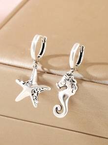 1pair Luxury Copper Inlaid Angel Wing Design Dangle Earrings, Fashion Gift For Ladies - Yellow Gold - View 7