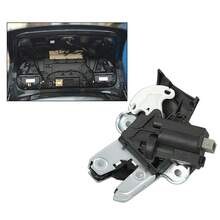Trunk Latch Lock Fit For A4 S4 S5 Jetta Passat CC Eos 4F5827505D - Black and White - View 8