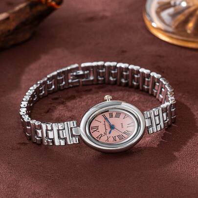 xinyunkou New Vintage Oval Gold-Tone Luxury Personalized Quartz Bracelet Watch For Women