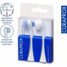 Curaprox Hydro Brush Heads Sensitive Duo For Gentle Gum Care Daily Cleaning  Toothbrush Replacement Heads 2Pack Swiss Made - 如圖 - 查看 3