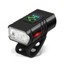 ​1pc 6-Mode Detachable Bracket Bike Light XPE LED Life Waterproof Type-C Charging Power Indicator​ - Multicolor - View 9