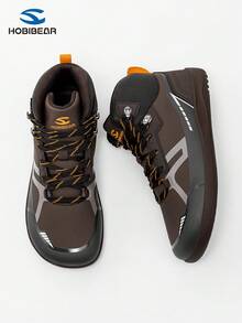 HOBIBEAR Barefoot Wide Toe Outdoor Hiking Shoes, Waterproof Non-Slip Leather Hiking Shoes For Men And Women, Suitable For Hiking, Trekking, Travel, Trail Running