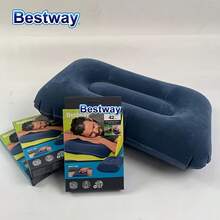 Bestway 67121 Camping Inflatable Pillow, Ultralight Camping Pillow, Blow Up Pillow, Camping Travel Pillow For Camping, Hiking, Home Office, Sleeping, Neck And Head Lumbar Support - Blue - View 4