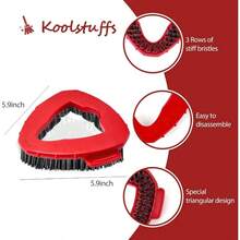 Scrub Brush, Spin Mop Scrub Brush Compatible EasyWring 1 - System, Hard Bristle Cleaning Brush Bathroom, Kitchen, Tub And Tile Not Fit RinseClean 2 - - 1-tANK Scrub Brush (1pcs) - View 5