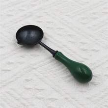 1pc Fire Paint Wax Melting Spoon, Non-Stick Spoon Fire Paint Spoon, Retro Fire Paint Seal Wax Heating Tool, Fire Paint Wax Tool, Easy To Clean - Multicolor - View 15