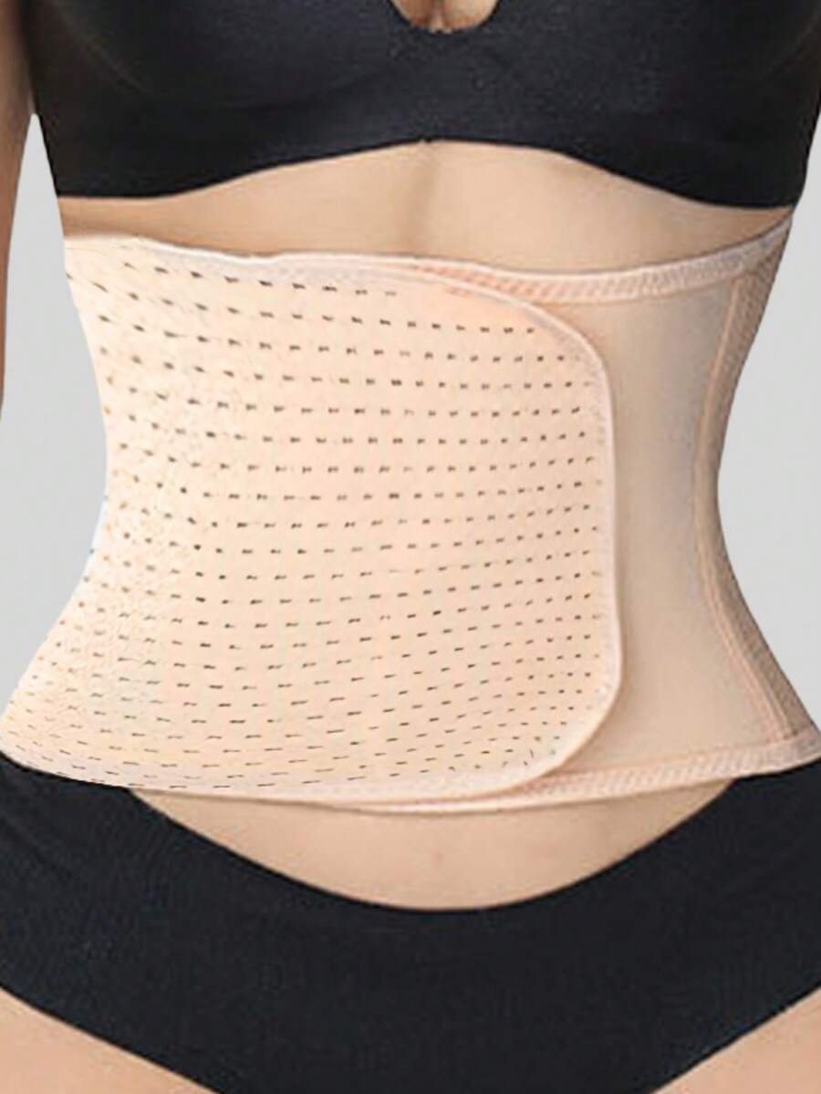 1 Pc Women Waist Trainer For Belly Fat, Tummy Control And Abs Belt, Women Corset Shaper, Lower Abdomen Shaper And Fitness Support,Waist Trainer Girdle,Gym - Khaki - View 1