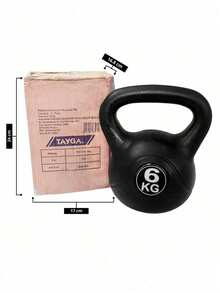 Pesa Rusa 6 Kg para Entrenamiento en Casa - Material Plástico Antideslizante, Base Estable, Ideal para Principiantes | Envío Gratis, Oferta Familiar
