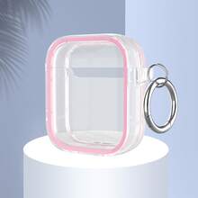 Transparent Anti-Drop Protective Case For 2/1, Soft Shell Compatible With Apple Pro 2, 3 Bluetooth Earphone - Pink - View 8