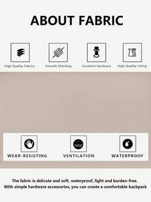 Minimalist Manifesto Backpack | 3D Sculpted Multi-Functional Compartments, Unleash Pure Aesthetics, Urban Commute, Ergonomic Design: A Complete Set Of Equipment Interpreting The Balance Of Simplicity And Practicality, Glossy Backpack Body, 3D Sculpted Contour Ensures Large Capacity Storage. - Multicolor - View 5