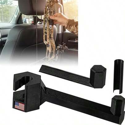 Bow Hanger, Bow Hanger For Truck, Heavy-Duty Bow Hanger For Truck, SUV, Essential Bow Hunting Accessories, Universal Car Headrest Compound Bow Accessories, Archery Accessories