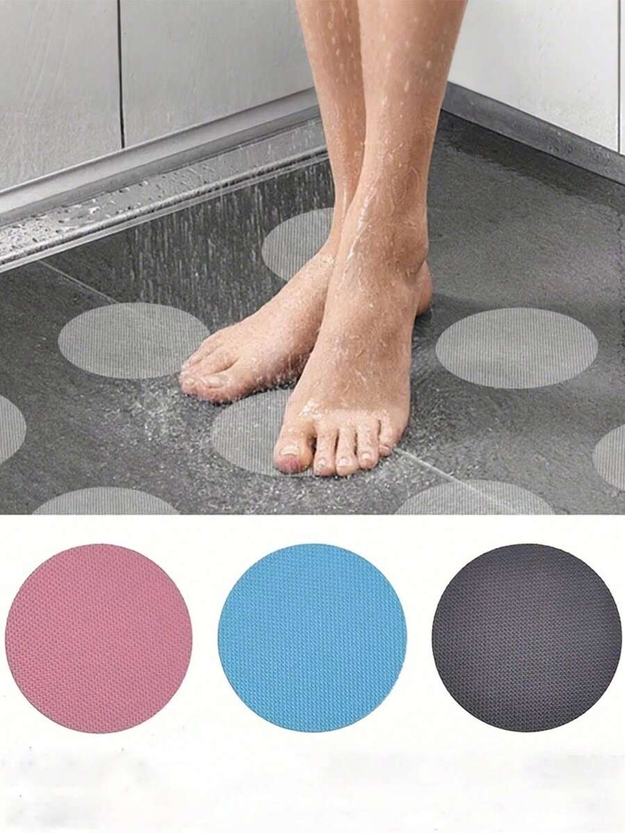 6pcs Waterproof Anti-Slip Stickers For Bathroom And Shower, Transparent Anti-Slip Bathtub Stickers To Prevent Slips In Bathroom, Peva Tape Anti-Slip Stickers, Removable Adhesive Shower Floor Stair Decals - Protect Floors And Steps, Easy To Remove Without Leaking Glue, Suitable For Home Bathrooms And Stair Corridors, Etc. Home Bathroom Decor Fall Decor Back To School