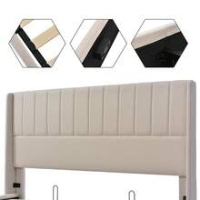 Bed Frames - Beige + Linen + 180cm*200cm - 查看 9