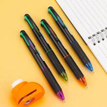 4 Pack Multicolor Ballpoint Pens 4 - In - 1 0.7mm Colored Retractable Ballpoint Pens Office School Supplies Students - 4 - View 6