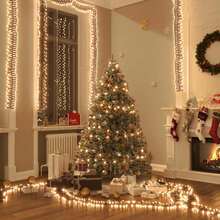 LED Cluster String With 400 LEDs Warm White 7.4 M PVC - Multicolor - View 1