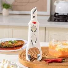 多功能耐热硅胶夹，可作开罐器、隔热垫、微波炉夹，适用于厨房 - 彩色 - 查看 3