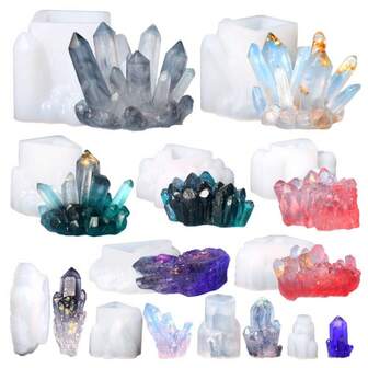 DIY Resin Cluster Iceberg Epoxy Resin Mold Table Decoration Silicone Resin Mold For Resin Casting DIY Crafts Home Decoration