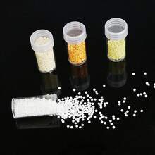 Diydeg Almacenamiento de Cuentas, contenedores de Almacenamiento de Pintura de Diamantes de plástico con Etiqueta de Caja de Almacenamiento para almacenar Decoraciones de uñas para almacenar - 1 - Ver 3