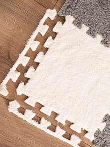 10pcs Foam Play Mats, Square Shape Play Mats With Solid Color, Thickened Interlocking Foam Flooring Tiles, Puzzle Game Mats With 2-Leaf Cross Pattern Foam Floor Tiles, Children Crawling/Yoga Mat, Baby Crawl Mat, Large Carpet