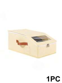 1/2/3 piezas Organizador de almacenamiento apilable de gran capacidad para armario, clóset, almacenamiento de sombreros - Caja de almacenamiento plegable a prueba de polvo con cremallera para sombreros, ropa, muñetalla grande y más (Gris)