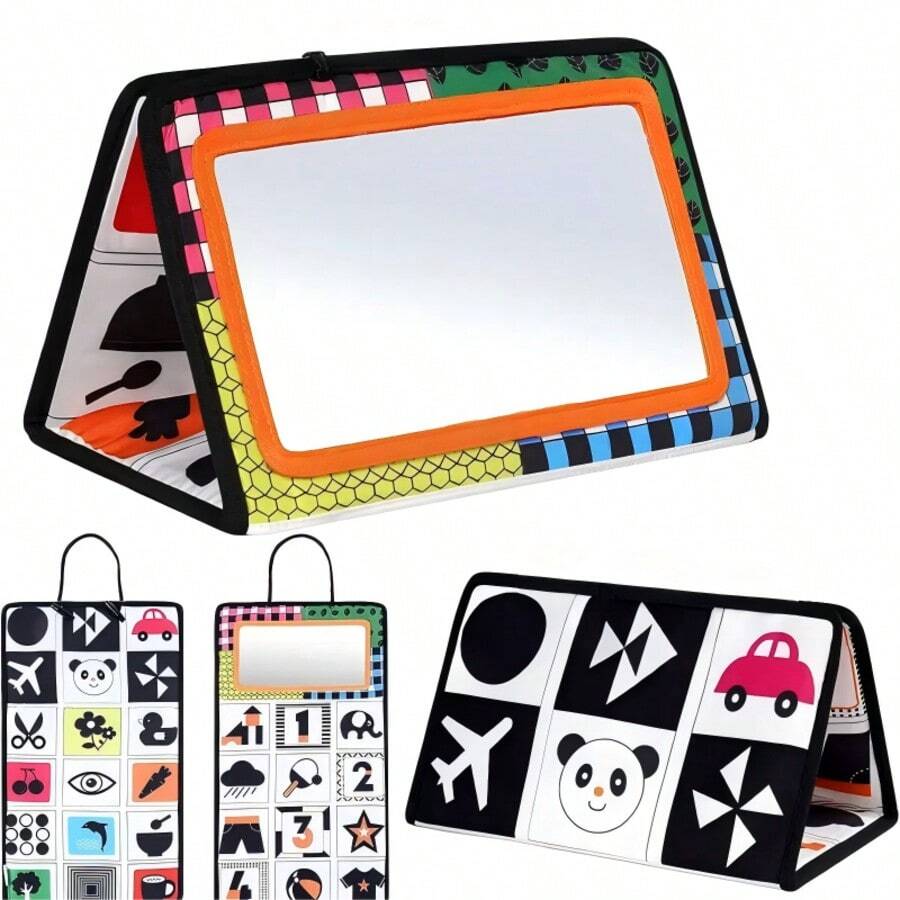 Children's 3D Tactile Learning Book - Colorful Early Education Cognitive Story Book, Suitable For Boys And Girls - Polyamide Material With Mirror Reflection - Ideal Party Favor And Holiday School Supply, Teen Learning Tool - Multicolor - View 1